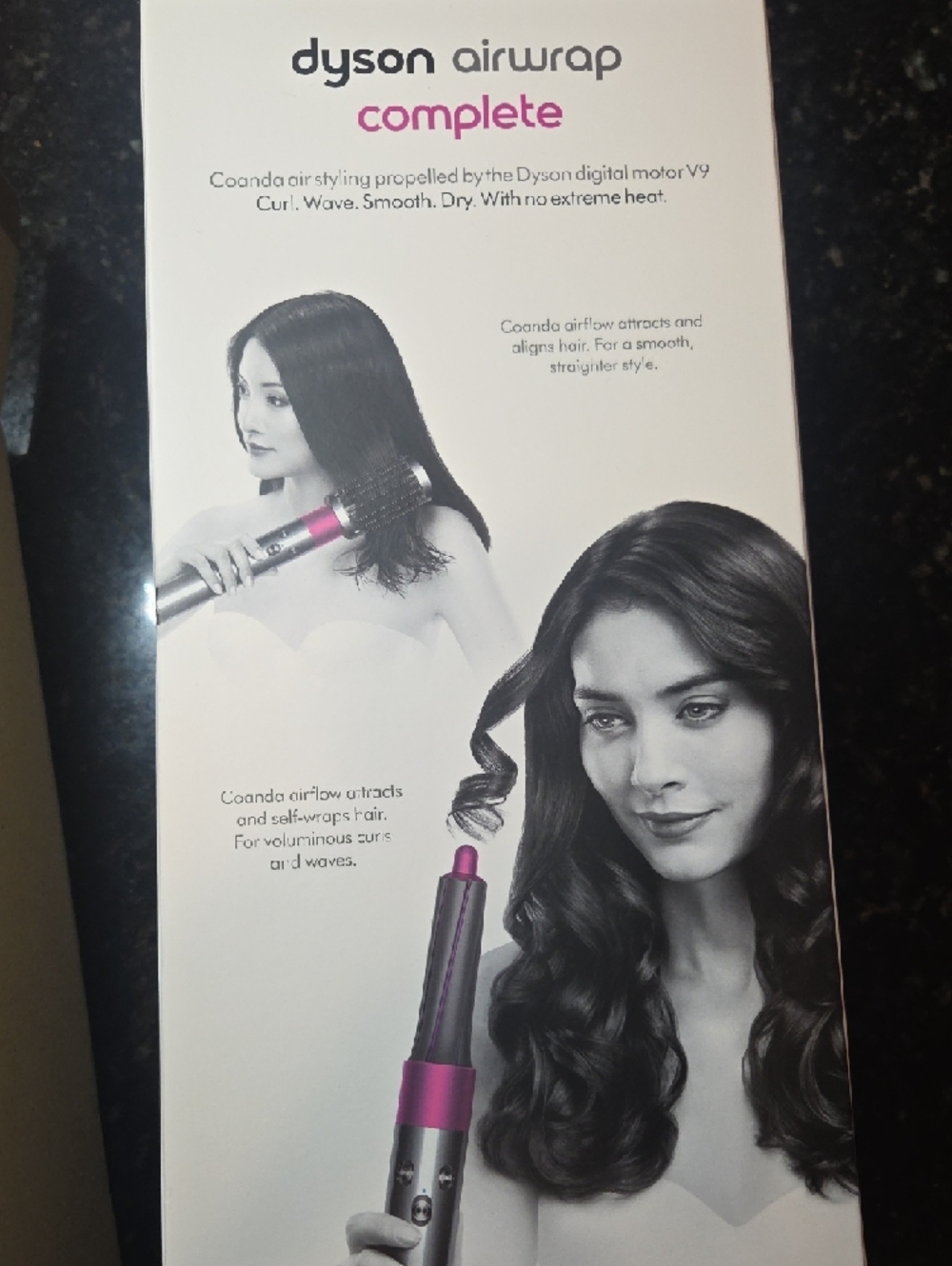 Dyson Airwrap Complete styler Hair Dry Curl Wave Smooth No Extreme Heat